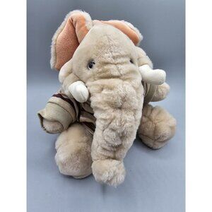 Wrinkles Elephant Trunkit Vintage 1985 Ganzbros Plush 8" # T110874
